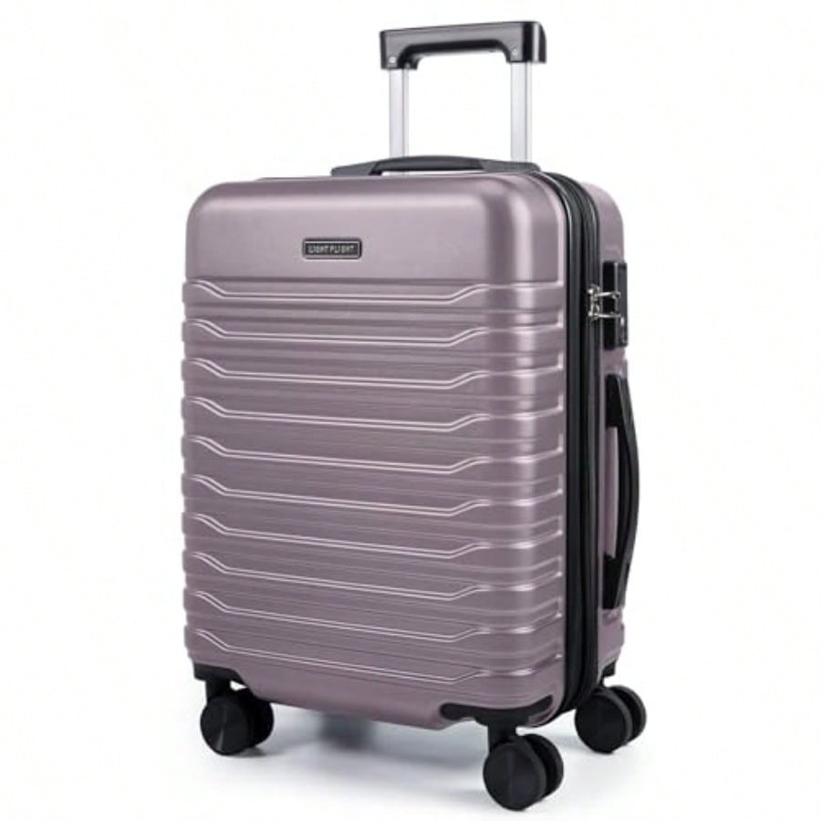 Spinner Wheel Rolling Suitcase 20 Inch - กระเป๋าเดินทางแบบขยายได้ ขนาด 22x14x9 นิ้ว สำหรับขึ้นเครื่องบิน พร้อมล้อหมุนคู่,