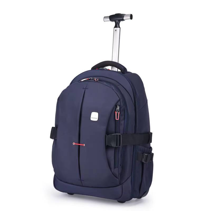 Foldable Rolling Luggage Bag - กระเป๋าเป้สะพายหลังแบบมีล้อ กระเป๋าเดินทาง กระเป๋าเดินทาง กระเป๋าคอมพิวเตอร์ธุรกิจ กระเป๋าเป้สะพายหลังความจุขนาดใหญ่ กระเป๋าเป้สะพายหลังน้ำหนักเบาแบบมีล้อ