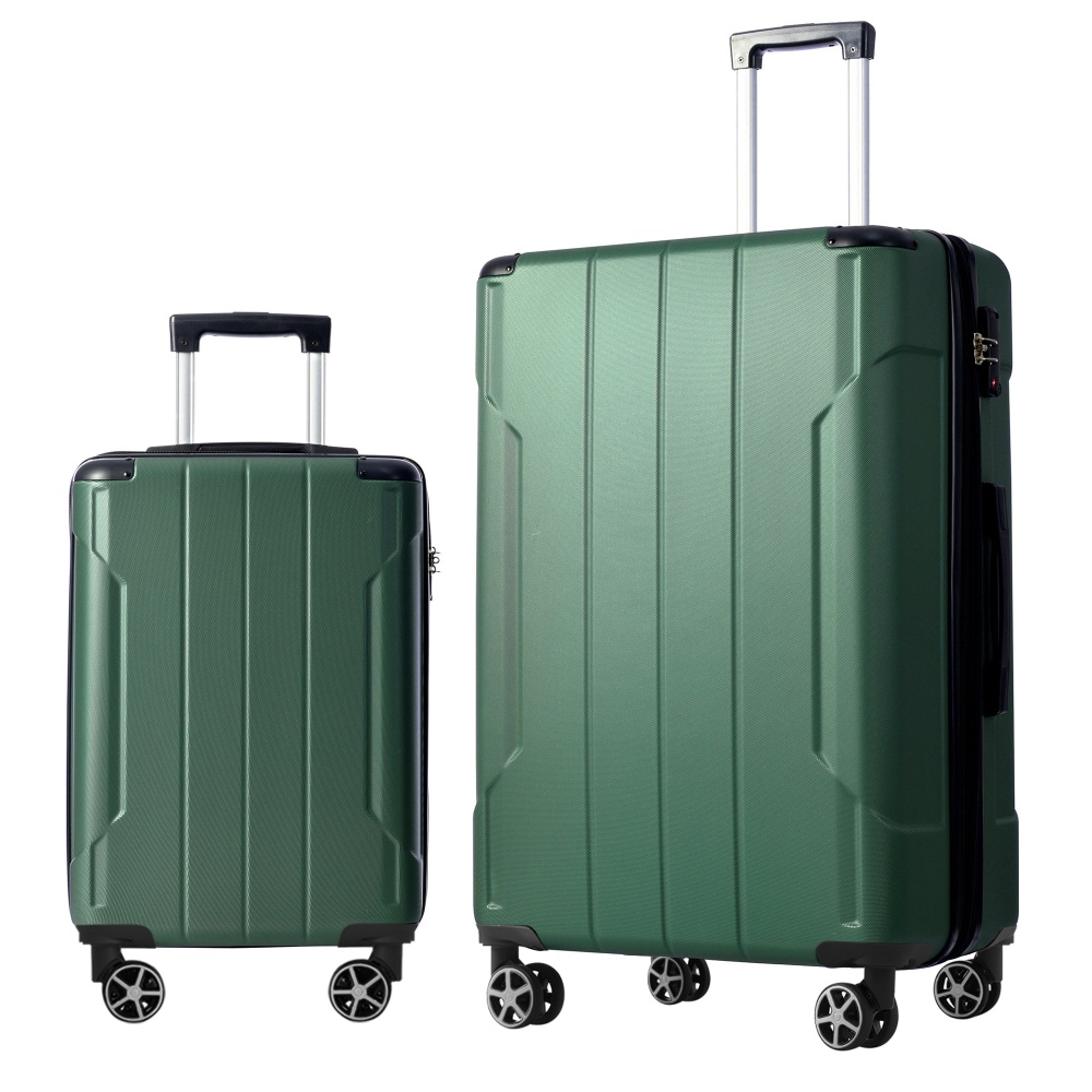 Expandable Hard Shell Luggage Set - ชุดกระเป๋าเดินทางแบบแข็ง 2 ชิ้น ขยายได้ ทำจากวัสดุ ABS