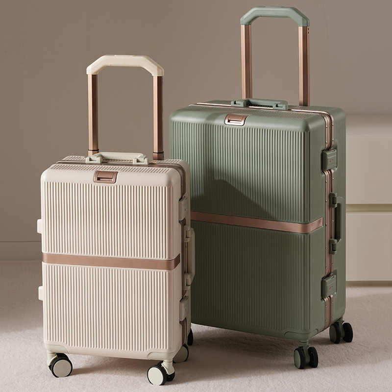 Aluminum Frame Carry On Luggage - กระเป๋าเดินทางรุ่นใหม่ปี 2026 ขนาด 20 นิ้ว พร้อมโครงอะลูมิเนียม