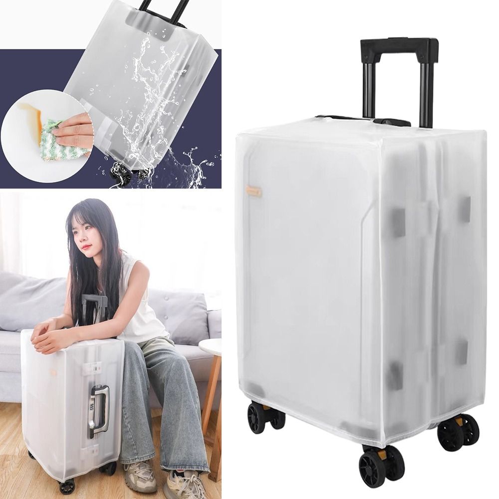 Waterproof Suitcase Cover Protector - ผ้าคลุมกระเป๋าเดินทางแบบใหม่ ป้องกันฝุ่น กันน้ำ ทนทาน