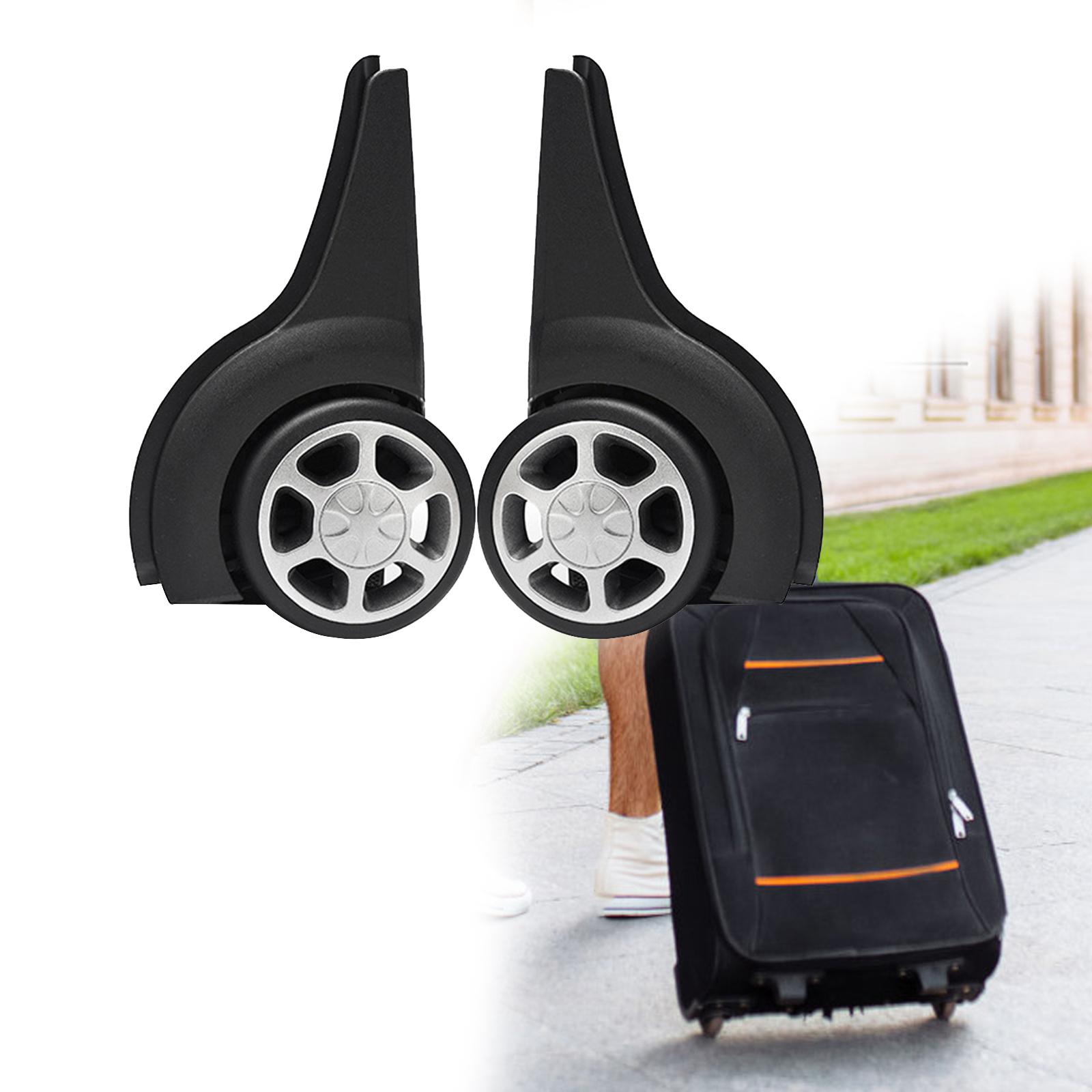 Silent Replacement Luggage Wheels - 2x ล้อหมุนทนทานแบบเงียบล้อกระเป๋าเดินทางเปลี่ยนได้