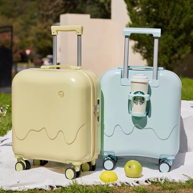 Spinner Wheel Rolling Suitcase 20 Inch - กระเป๋าเดินทางเด็กเล็ก 20 นิ้ว กระเป๋าขึ้นเครื่องสำหรับนักเรียน กระเป๋าเดินทางเด็กแบบมีล้อ ล้อหมุนได้รอบทิศทาง