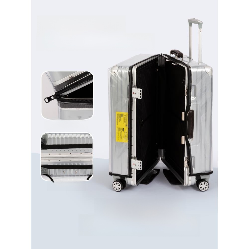 Luggage Protective Cover Transparent - ปลอกป้องกันใสสำหรับกระเป๋าเดินทาง ป้องกันฝุ่น ขนาด 20 นิ้ว 24