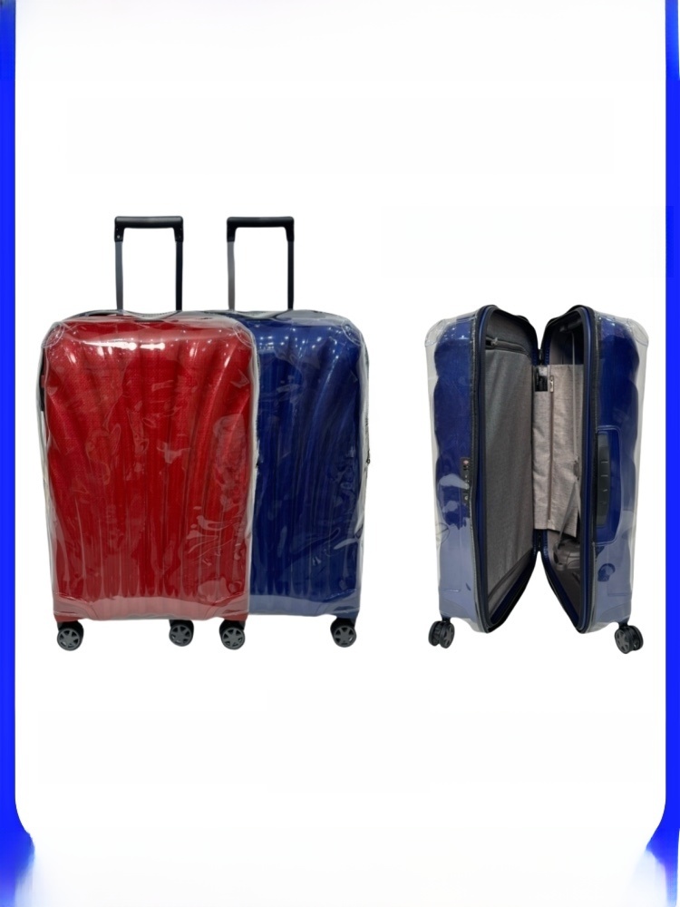 Luggage Protective Cover Transparent - ฝาครอบป้องกันแบบโปร่งใสสำหรับแซมโซไนท์ ซีเอส 2 กระเป๋าเดินทางแบบมีหูหิ้ว ฝาครอบกระเป๋าเดินทาง V22