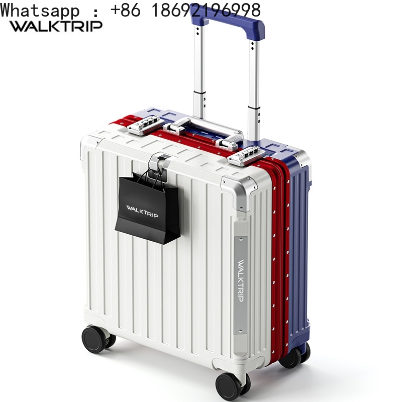 Aluminum Frame Carry On Luggage - กระเป๋าเดินทางขนาด 18 นิ้ว วัสดุ PC คุณภาพสูง