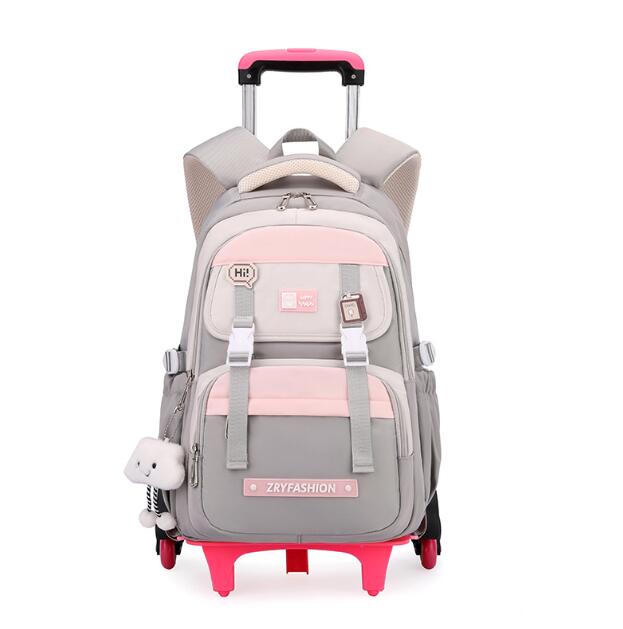 Foldable Rolling Luggage Bag - กระเป๋าเป้สะพายหลังแบบมีล้อสำหรับเด็กผู้หญิง กระเป๋าเดินทางแบบมีล้อสำหรับเด็ก กระเป๋าเป้สะพายหลังแบบมีล้อสำหรับเด็กผู้หญิง กระเป๋าเดินทางแบบมีล้อสำหรับเด็กผู้ชาย