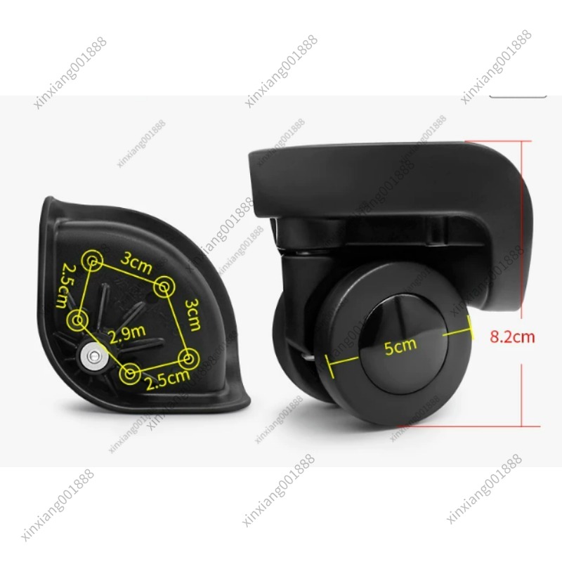 Silent Replacement Luggage Wheels - ล้อเปลี่ยนกระเป๋าเดินทาง DISSONA, ล้อหมุนอเนกประสงค์ Hongsheng A-58, อะไหล่ล้อกระเป๋าเดินทางแบบเงียบและทนทาน