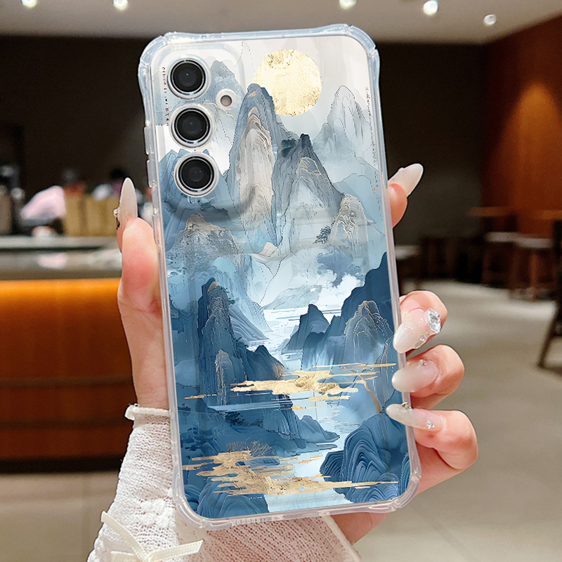 Wallets - เคสโทรศัพท์ลายภูเขาสำหรับ Samsung Galaxy S25 FE S26