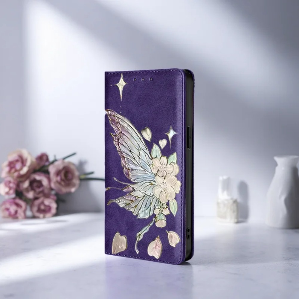 Wallets - เคสหนังพับแม่เหล็กแบบมีสีสัน สำหรับ Samsung Galaxy S26 Ultra