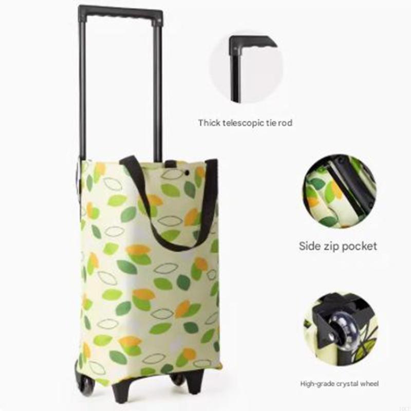 รถเข็นแบบพับได้น้ำหนักเบารถเข็ - Foldable Rolling Luggage Bag บทวิจารณ์และราคา