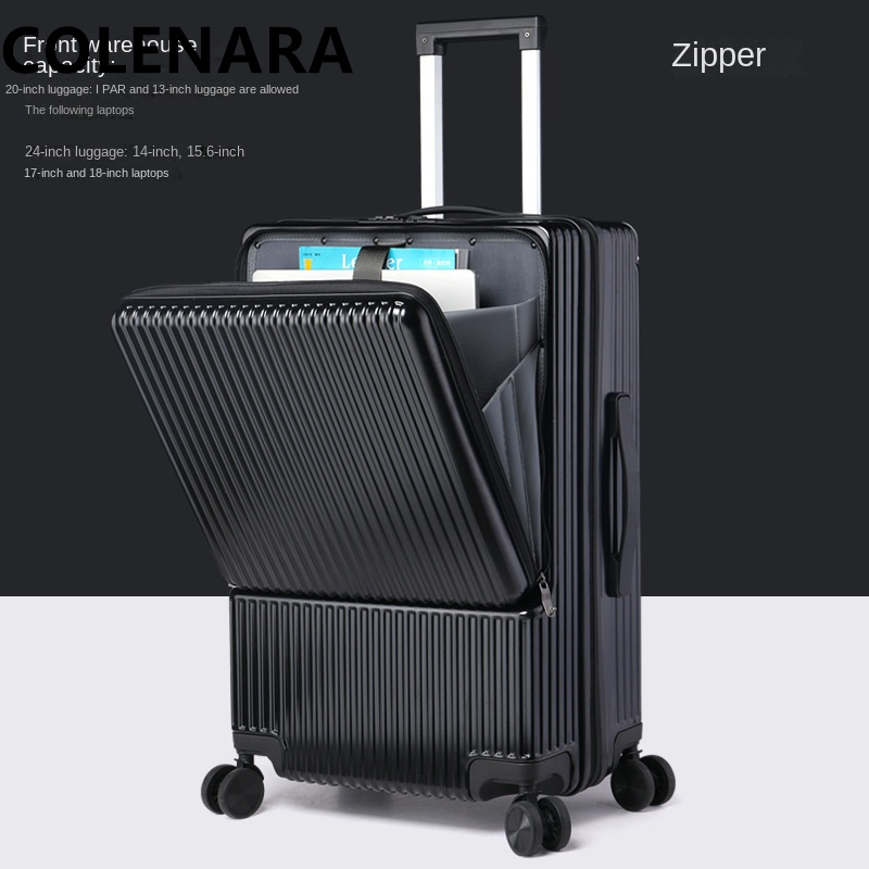 กระเป๋าเดินทาง COLENARA ขนาด 2 - Front Opening Laptop Luggage 24 Inch บทวิจารณ์และราคา