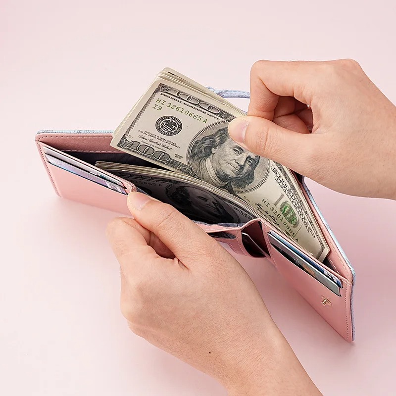 กระเป๋าสตางค์ซิปสามชั้นลายตัวอ - Wallets บทวิจารณ์และราคา