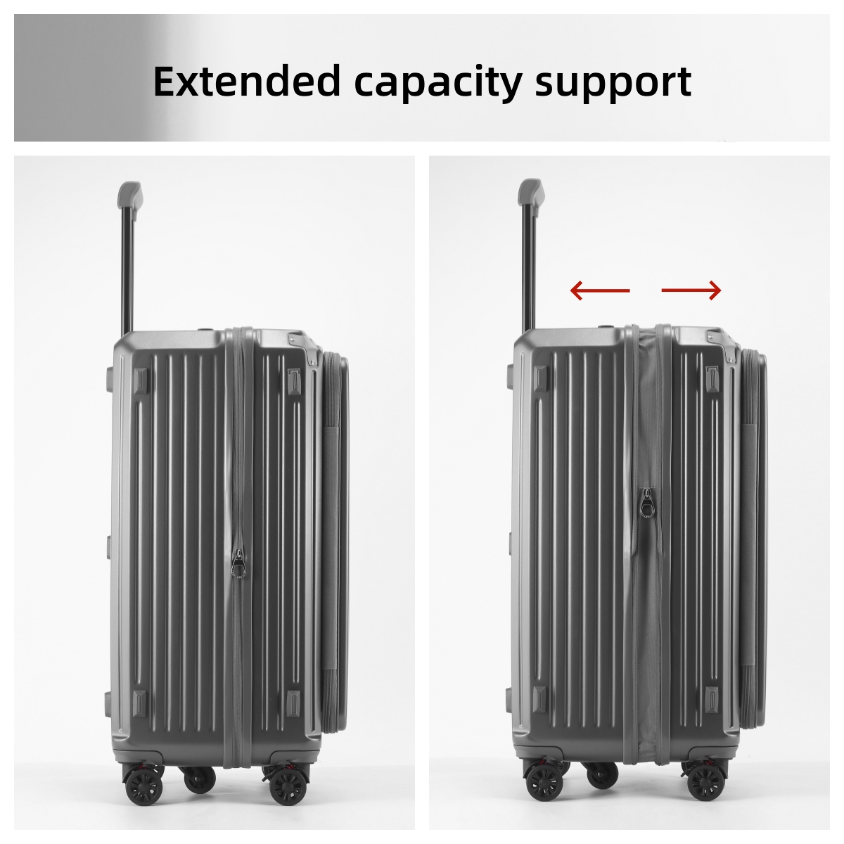    กระเป๋าเดินทางขนาดใหญ่แบบข - Expandable Hard Shell Luggage Set บทวิจารณ์และราคา