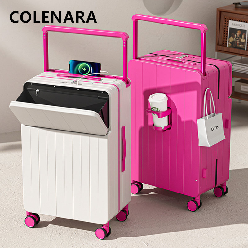 กระเป๋าเดินทางอเนกประสงค์ COLE - Front Opening Laptop Luggage 24 Inch บทวิจารณ์และราคา