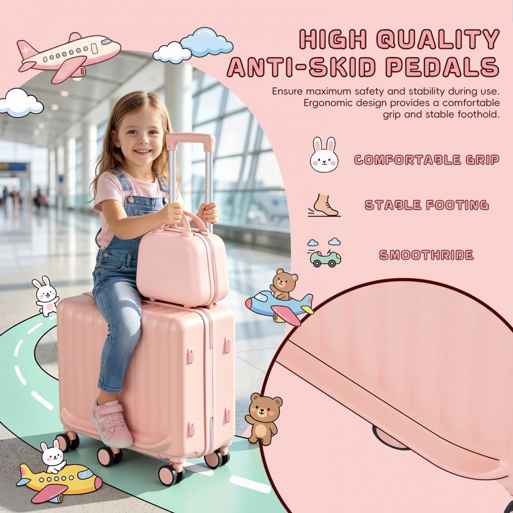 กระเป๋าเดินทางเด็กแบบขี่ได้ ขน - Kids Ride On Suitcase Scooter บทวิจารณ์และราคา