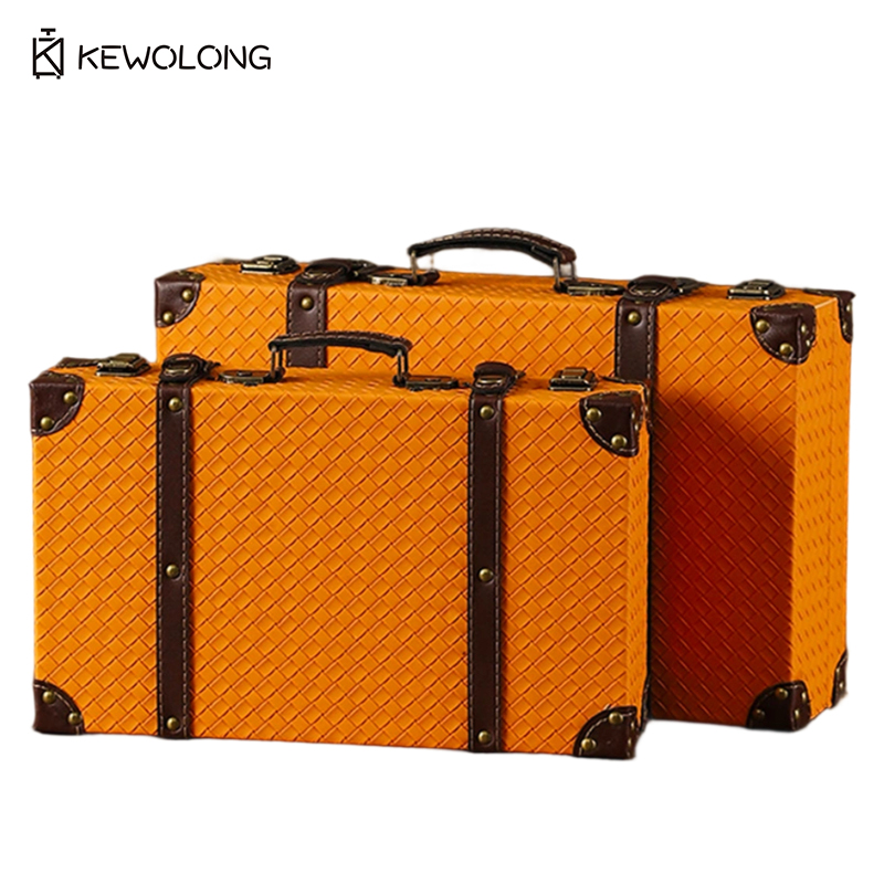 กล่องเก็บของสไตล์วินเทจยุโรปย้ - Retro Vintage Trunk Suitcase บทวิจารณ์และราคา