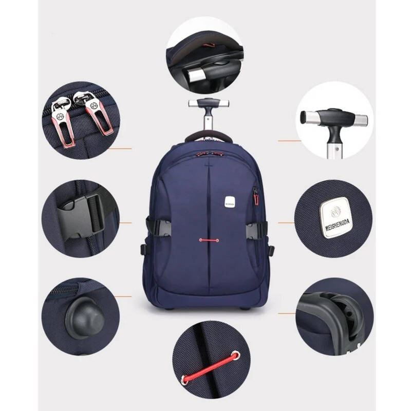 กระเป๋าเป้สะพายหลังแบบมีล้อ กร - Foldable Rolling Luggage Bag บทวิจารณ์และราคา