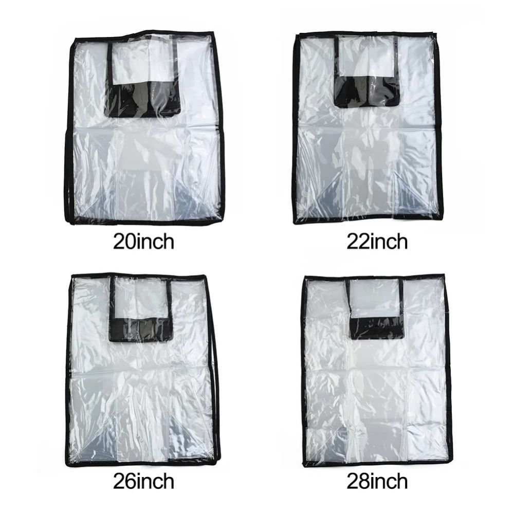 ใหม่ กระเป๋าเดินทางแบบใส PVC ป - Luggage Protective Cover Transparent บทวิจารณ์และราคา