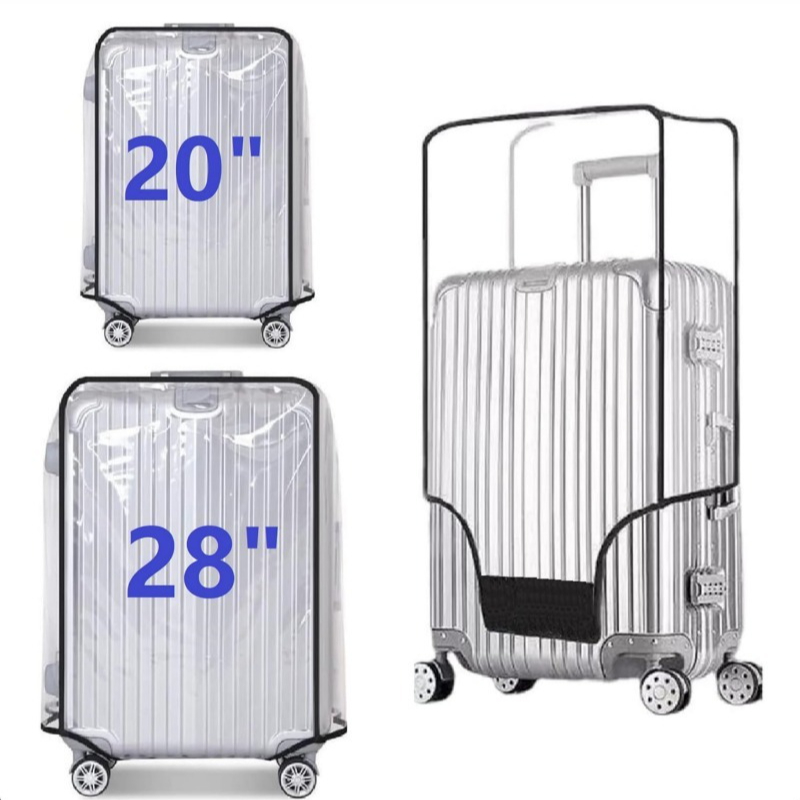 ปลอกคลุมกระเป๋าเดินทางแบบกันน้ - Luggage Protective Cover Transparent บทวิจารณ์และราคา
