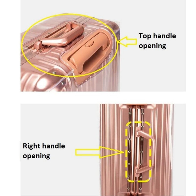 ปลอกคลุมกระเป๋าเดินทางแบบกันน้ - Luggage Protective Cover Transparent บทวิจารณ์และราคา