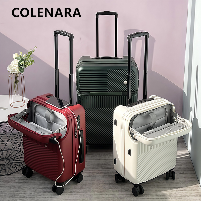 กระเป๋าเดินทาง COLENARA แบบเปิ - Front Opening Laptop Luggage 24 Inch บทวิจารณ์และราคา