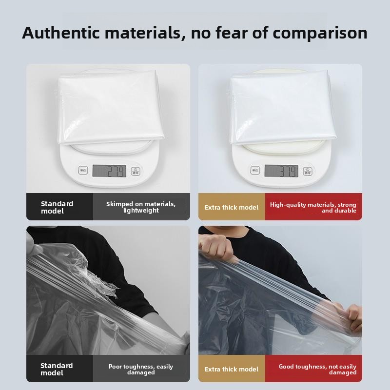ปลอกหุ้มกระเป๋าเดินทางแบบหนาพิ - Luggage Protective Cover Transparent บทวิจารณ์และราคา