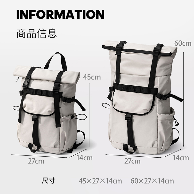 กระเป๋าเป้เดินทางแบบขยายได้สำห - Foldable Rolling Luggage Bag บทวิจารณ์และราคา