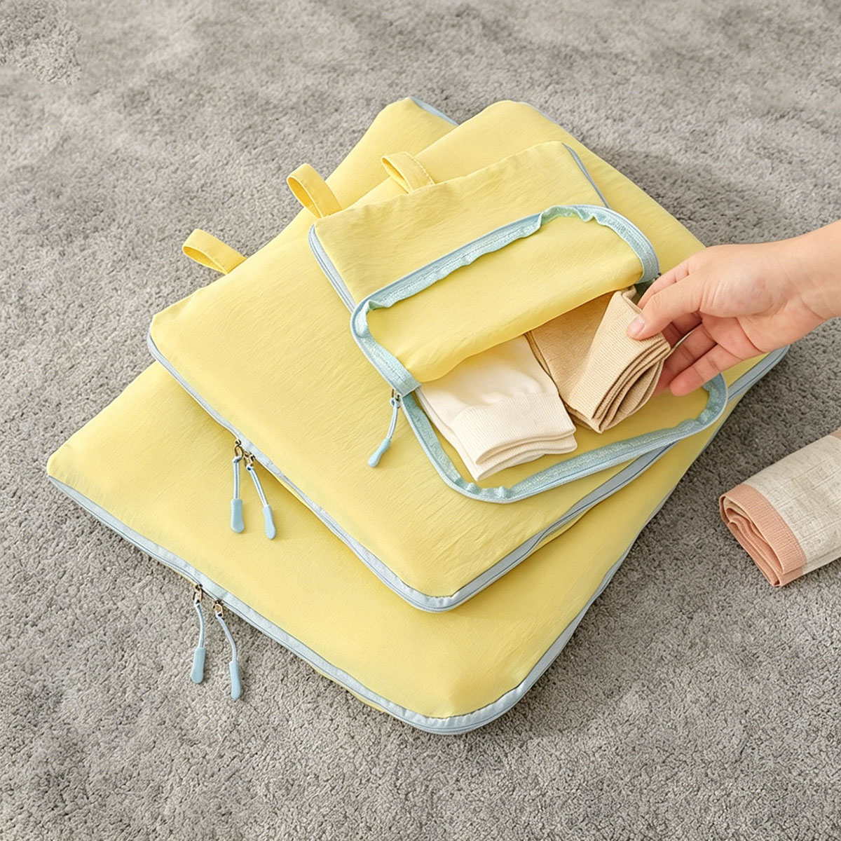 ถุงเก็บถุงเท้าและชุดชั้นใน สีเ - Luggage บทวิจารณ์และราคา