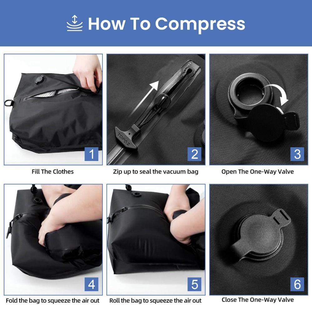 ถุงสูญญากาศแบบใช้ซ้ำได้สำหรับก - Luggage บทวิจารณ์และราคา
