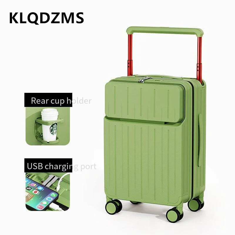 KLQDZMS กระเป๋าเดินทางแบบเปิดด - Front Opening Laptop Luggage 24 Inch บทวิจารณ์และราคา