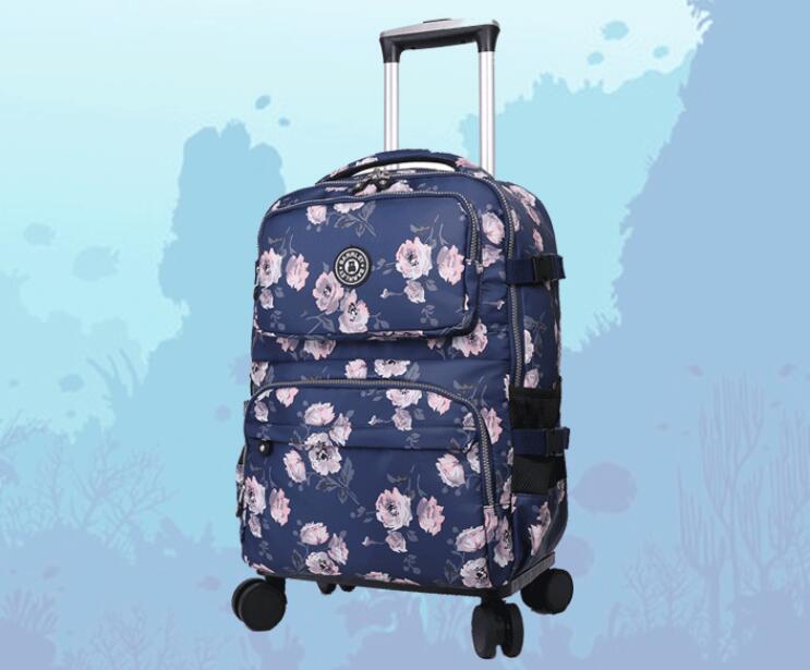 กระเป๋าเป้สะพายหลังแบบมีล้อกระ - Foldable Rolling Luggage Bag บทวิจารณ์และราคา