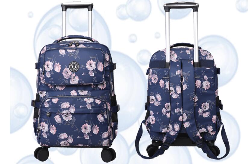 กระเป๋าเป้สะพายหลังแบบมีล้อกระ - Foldable Rolling Luggage Bag บทวิจารณ์และราคา