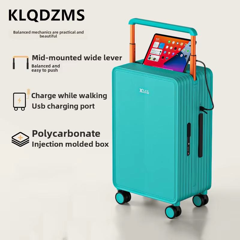 กระเป๋าเดินทาง KLQDZMS วัสดุ A - Spinner Wheel Rolling Suitcase 20 Inch บทวิจารณ์และราคา