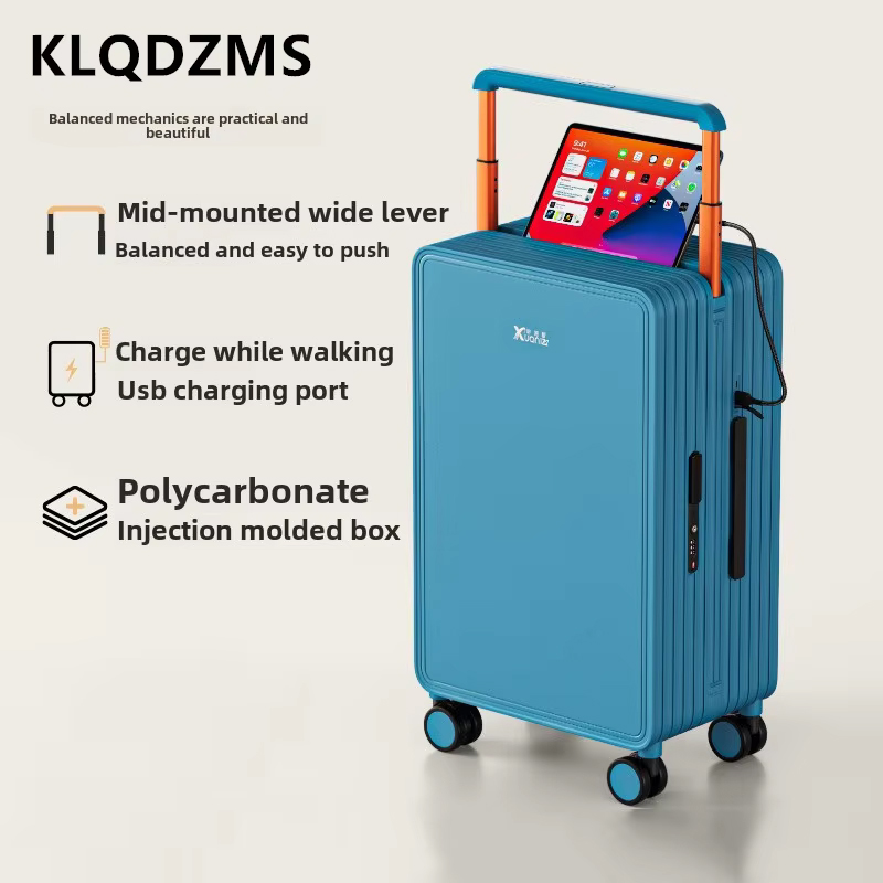 กระเป๋าเดินทาง KLQDZMS วัสดุ A - Spinner Wheel Rolling Suitcase 20 Inch บทวิจารณ์และราคา