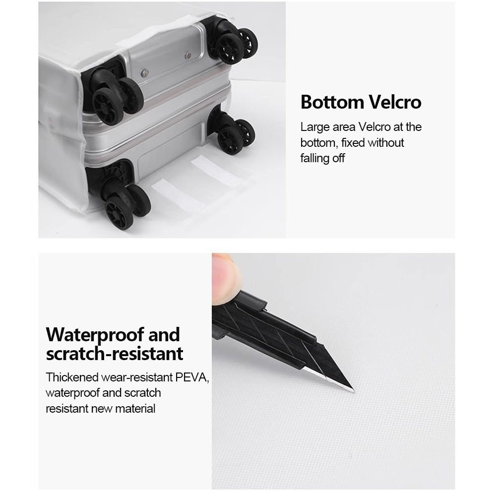 ผ้าคลุมกระเป๋าเดินทางแบบใหม่ ป - Waterproof Suitcase Cover Protector บทวิจารณ์และราคา