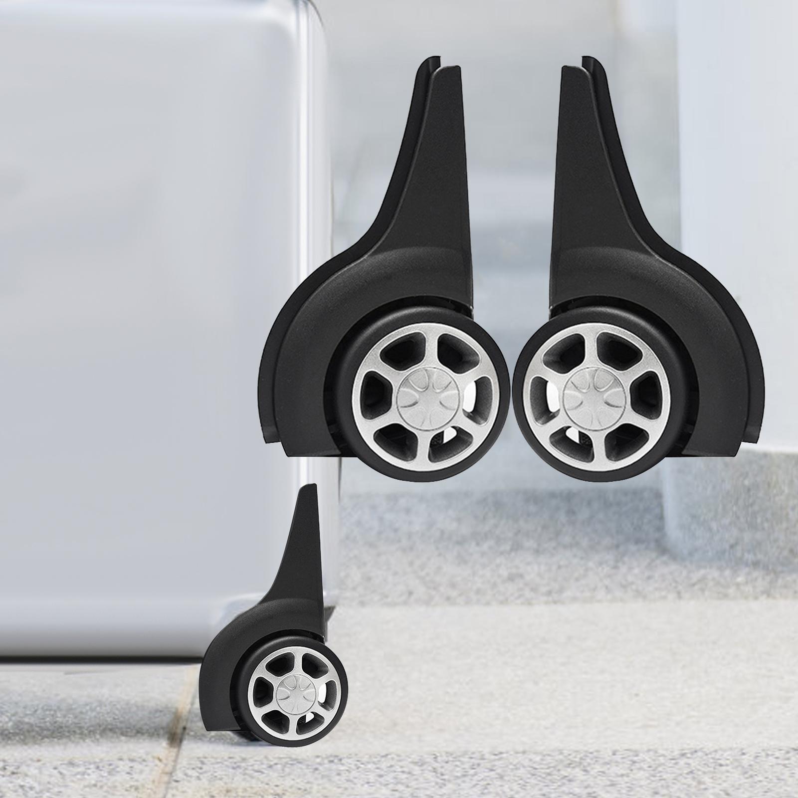 2x ล้อหมุนทนทานแบบเงียบล้อกระเ - Silent Replacement Luggage Wheels บทวิจารณ์และราคา