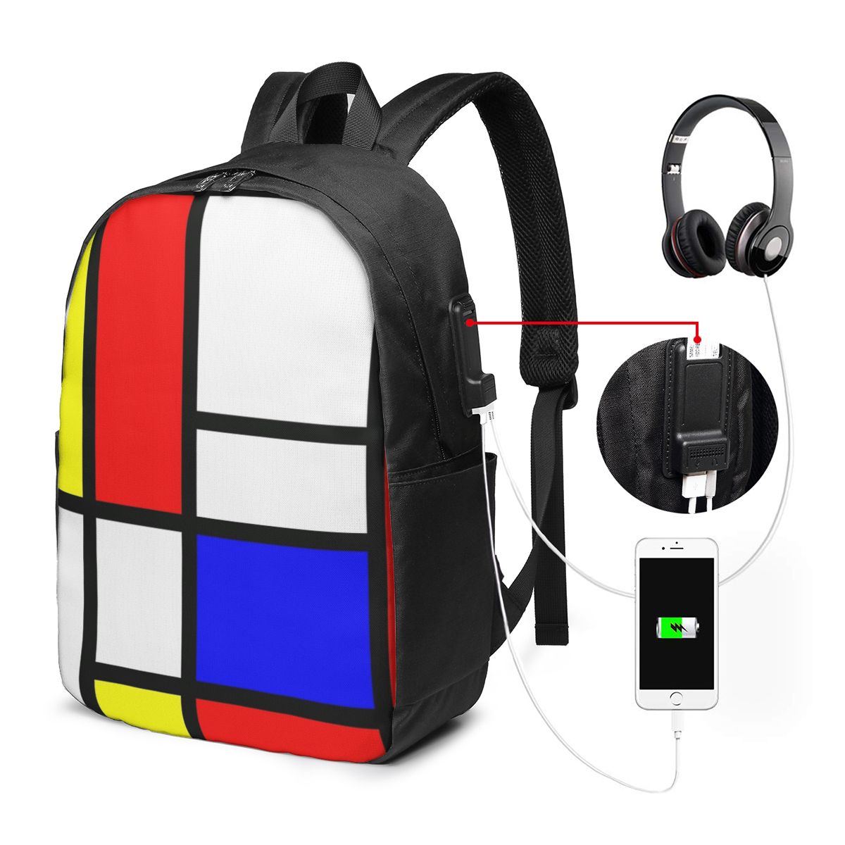 พีเอ็ต มอนดริแอน คอมโพซิชั่นกร - Travel Bags บทวิจารณ์และราคา