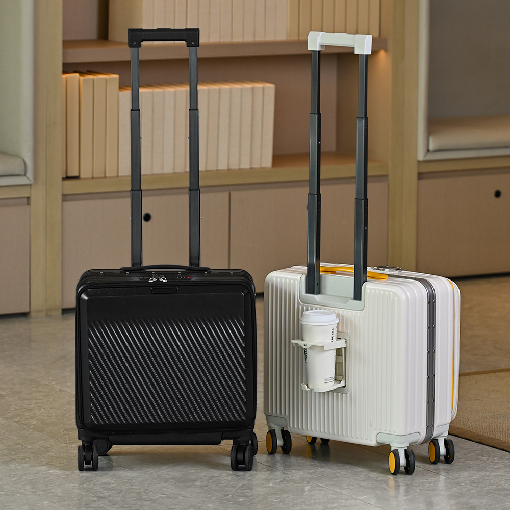 กระเป๋าเดินทางแบบเปิดด้านหน้า  - Aluminum Frame Carry On Luggage บทวิจารณ์และราคา