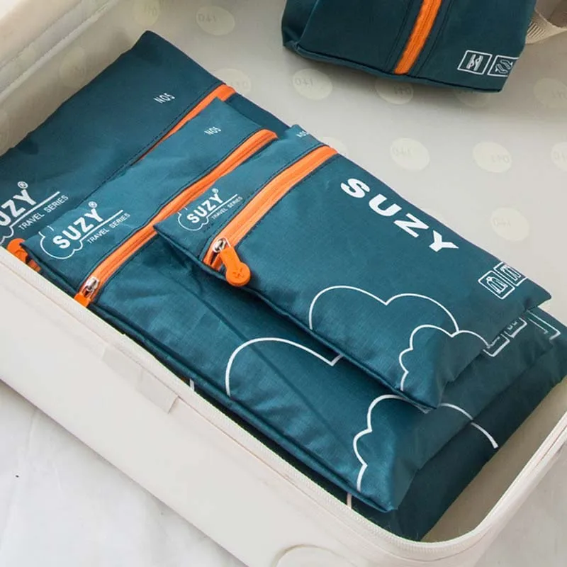 7/6 ชิ้นชุดกระเป๋าเดินทางจัดเก - Foldable Rolling Luggage Bag บทวิจารณ์และราคา