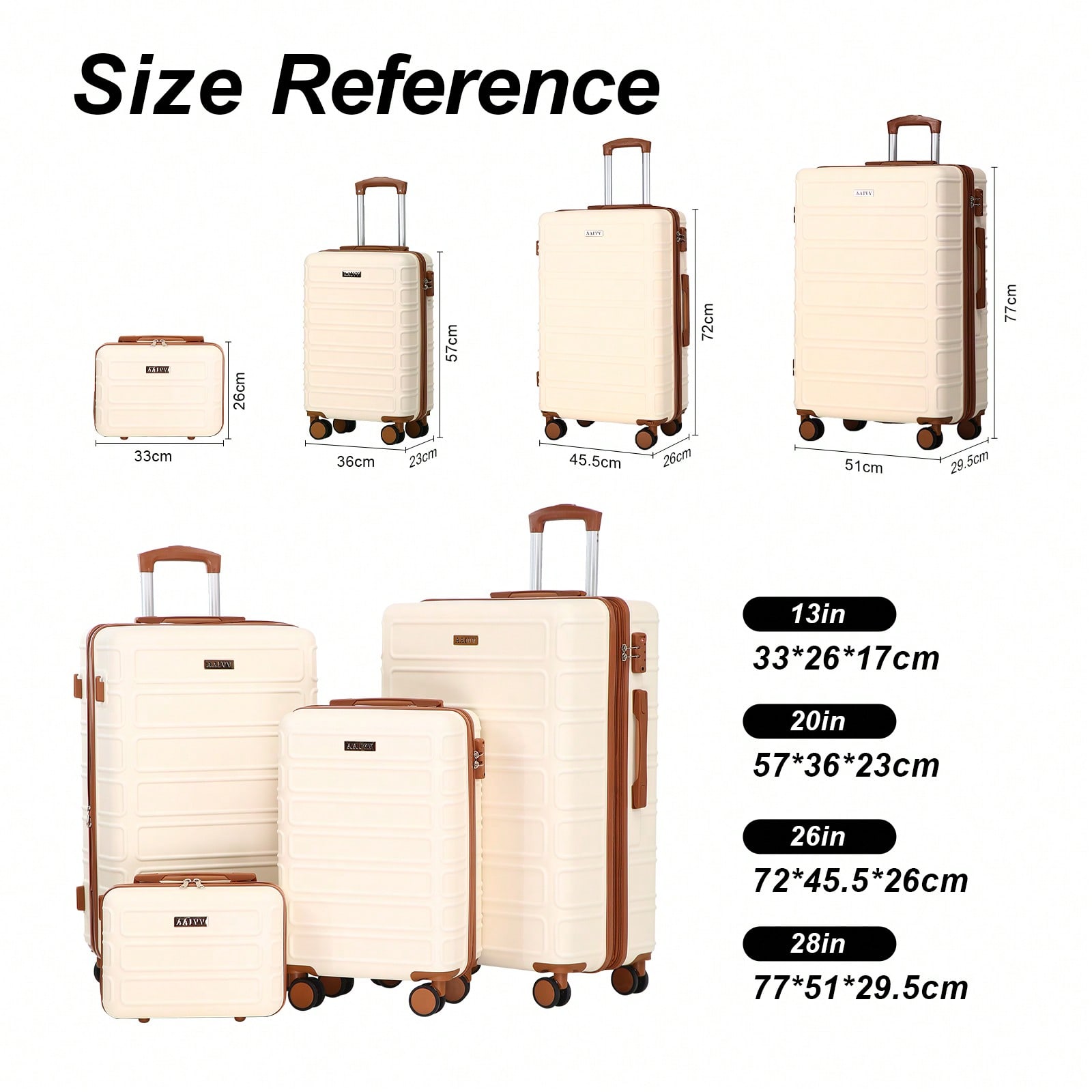 ชุดกระเป๋าเดินทาง ABS แบบขยายไ - Expandable Hard Shell Luggage Set บทวิจารณ์และราคา