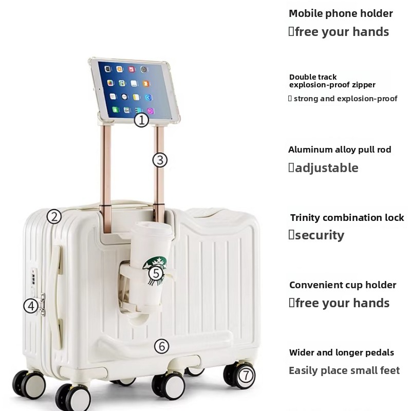 กระเป๋าเดินทางเด็ก ดีไซน์ใหม่ล - Spinner Wheel Rolling Suitcase 20 Inch บทวิจารณ์และราคา