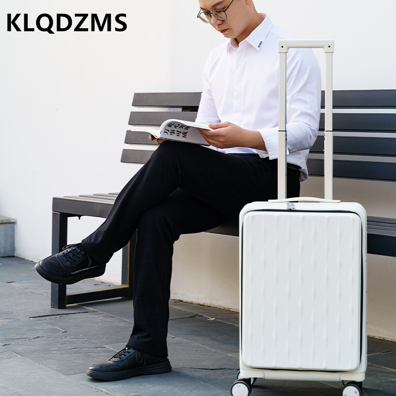 KLQDZMS กระเป๋าเดินทางเปิดด้าน - Front Opening Laptop Luggage 24 Inch บทวิจารณ์และราคา
