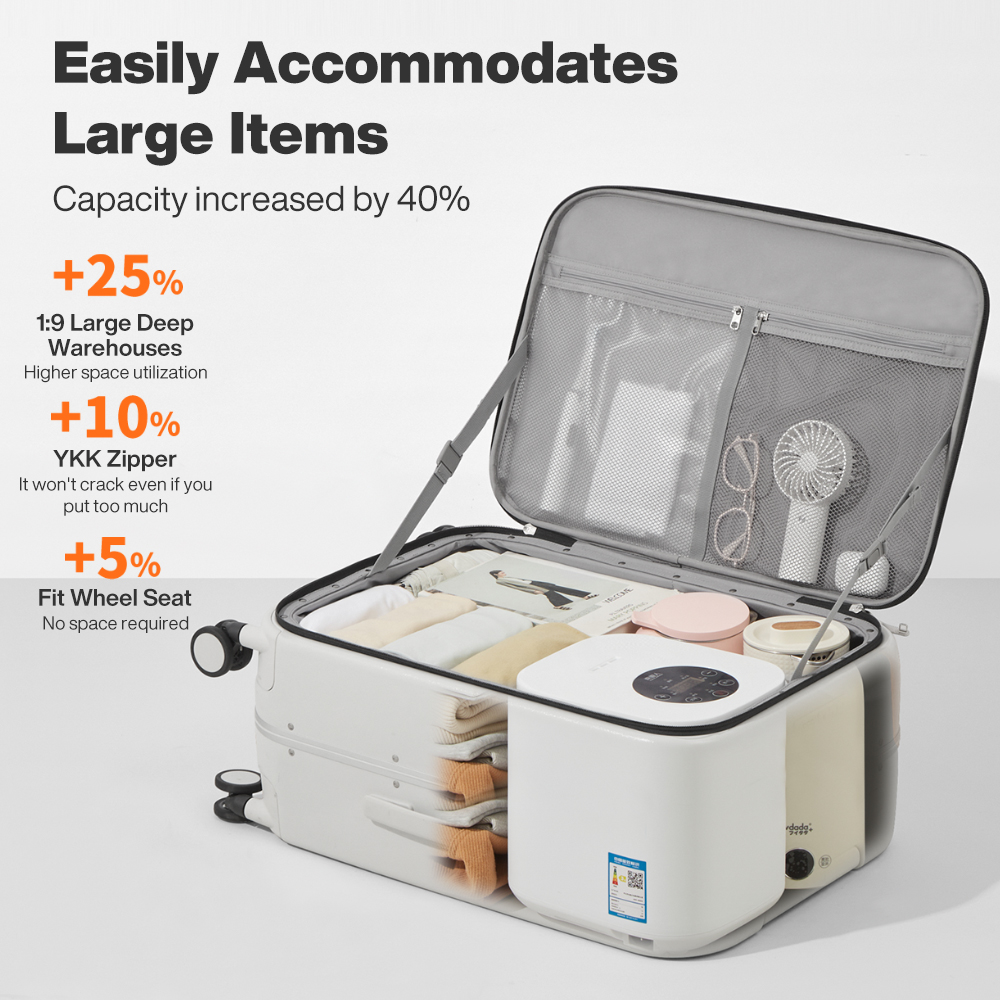 กระเป๋าเดินทางล้อลาก Mixi รุ่น - Aluminum Frame Carry On Luggage บทวิจารณ์และราคา