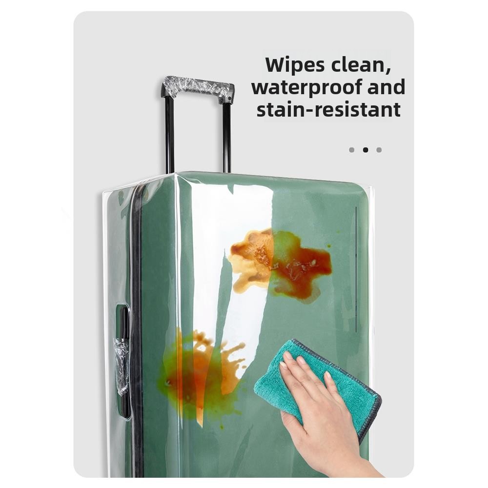 ปลอกป้องกันใสสำหรับกระเป๋าเดิน - Luggage Protective Cover Transparent บทวิจารณ์และราคา
