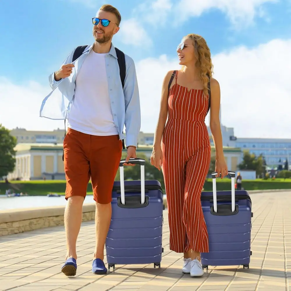 ชุดกระเป๋าเดินทางแบบแข็ง 3 ชิ้ - Expandable Hard Shell Luggage Set บทวิจารณ์และราคา