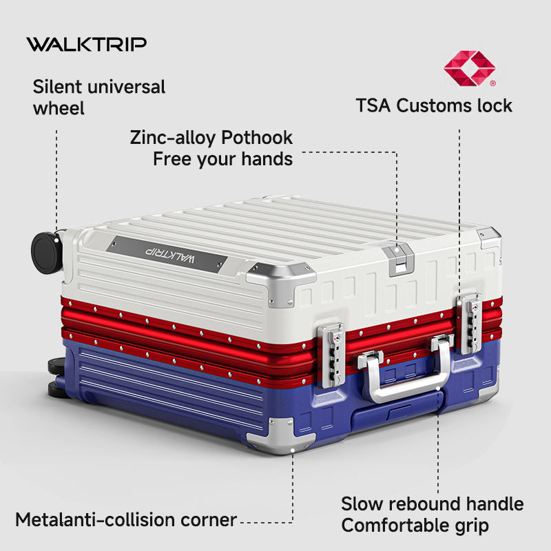 กระเป๋าเดินทางแบบแข็งขนาด 18 น - Aluminum Frame Carry On Luggage บทวิจารณ์และราคา