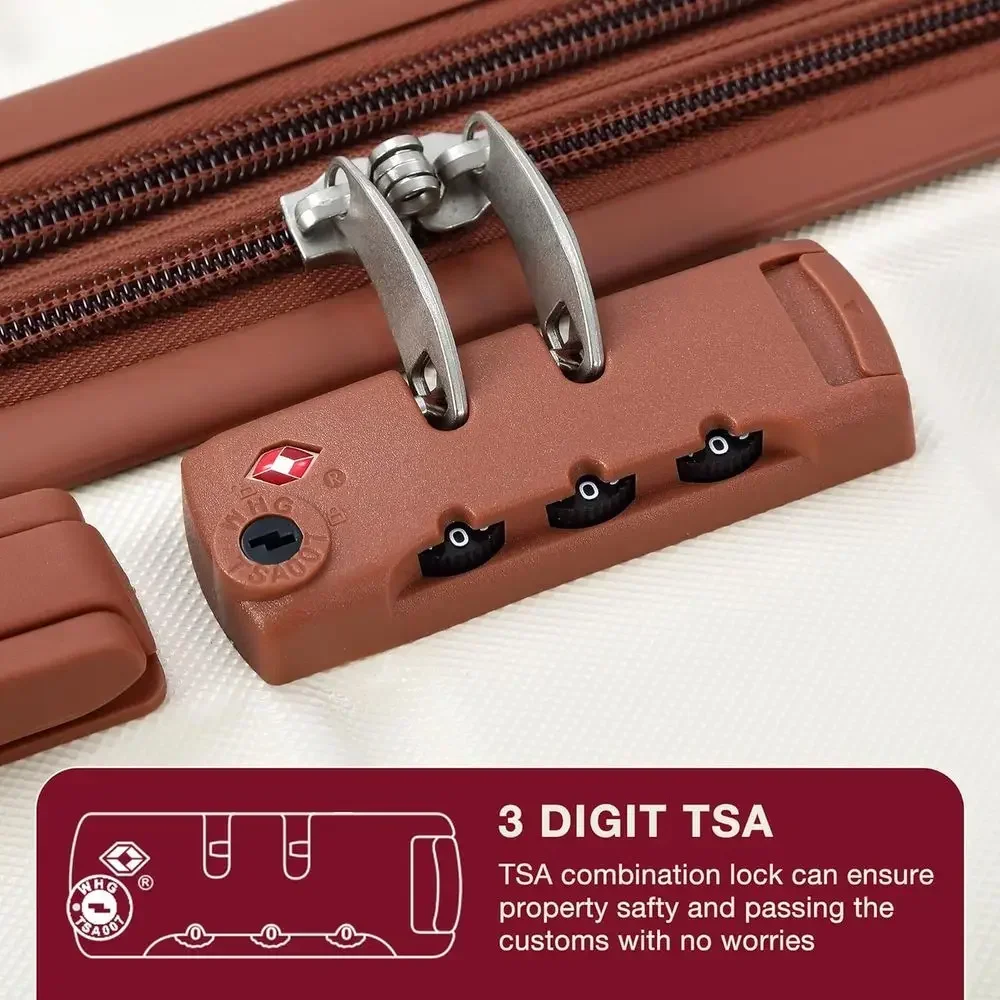ชุดกระเป๋าเดินทางแบบแข็ง 3 ชิ้ - Expandable Hard Shell Luggage Set บทวิจารณ์และราคา