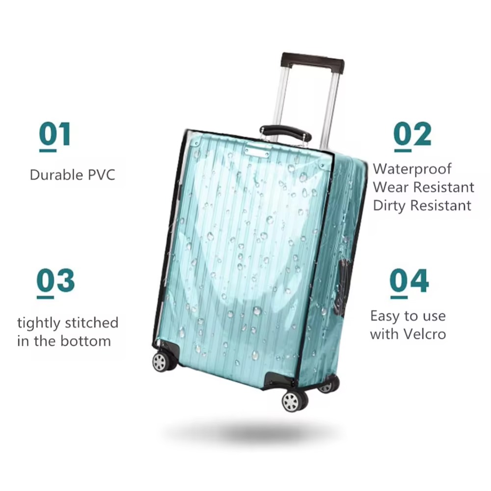 ใหม่กระเป๋าเดินทาง Protector ก - Luggage Protective Cover Transparent บทวิจารณ์และราคา
