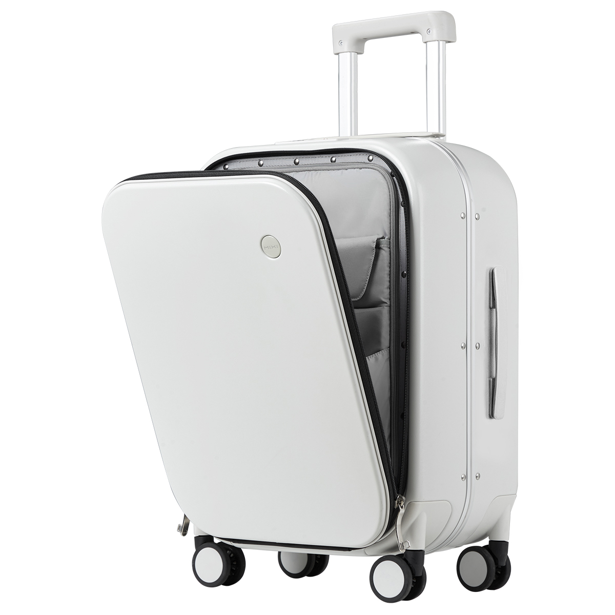 Mixi การออกแบบสิทธิบัตรกรอบอลู - Aluminum Frame Carry On Luggage บทวิจารณ์และราคา